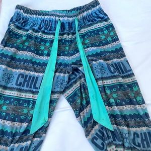 Chill Print Pajama Pants - Girls